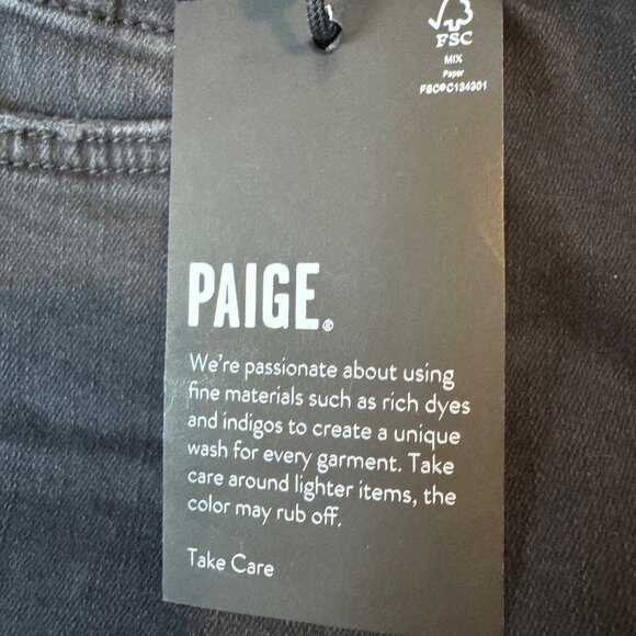 Paige Women's Blacktop Destructed Jeans - Picture 6 of 15